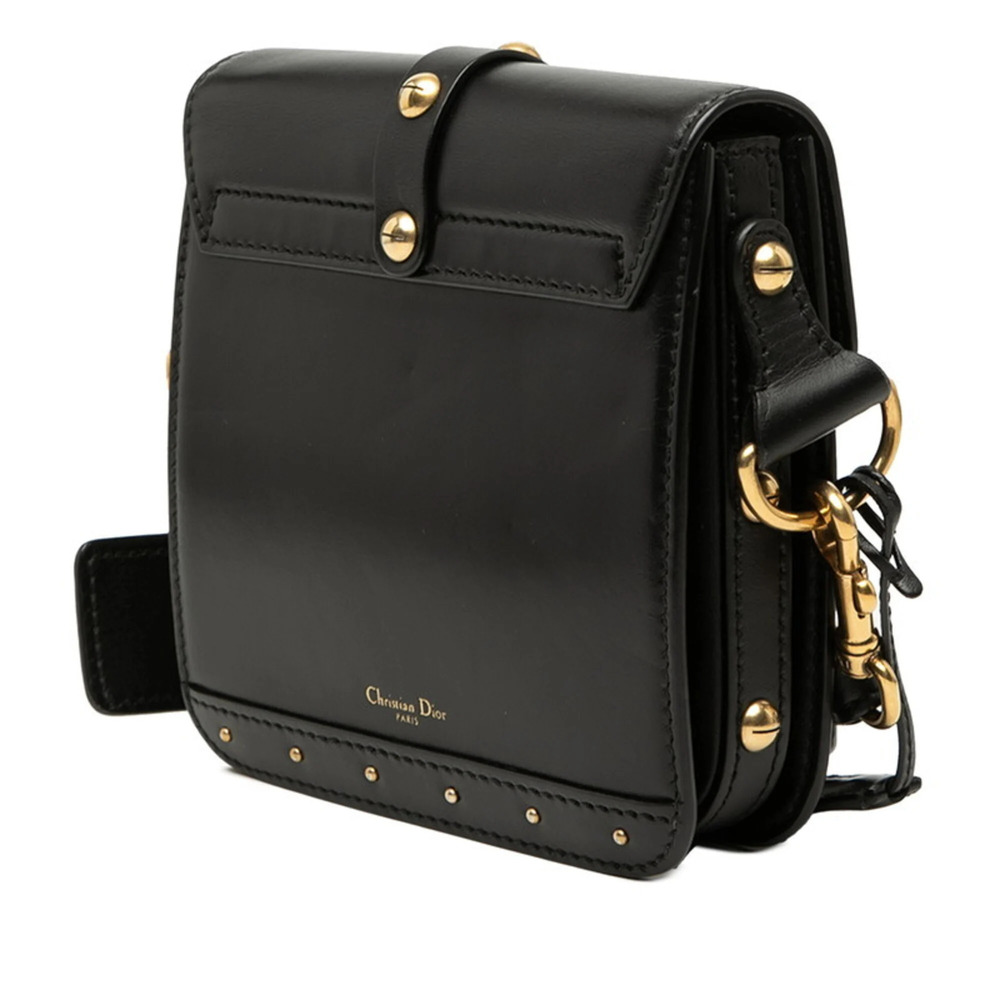 CHRISTIAN DIOR Black Leather Shoulder Bag - Picture 2 of 6